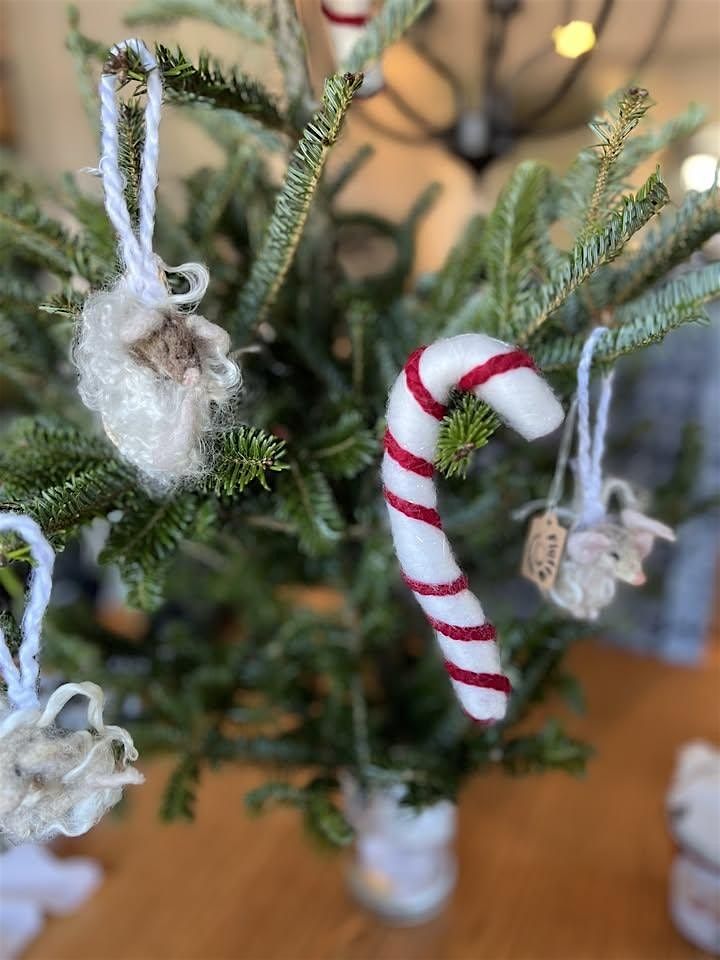 Needle Felting Class - Candy Canes
