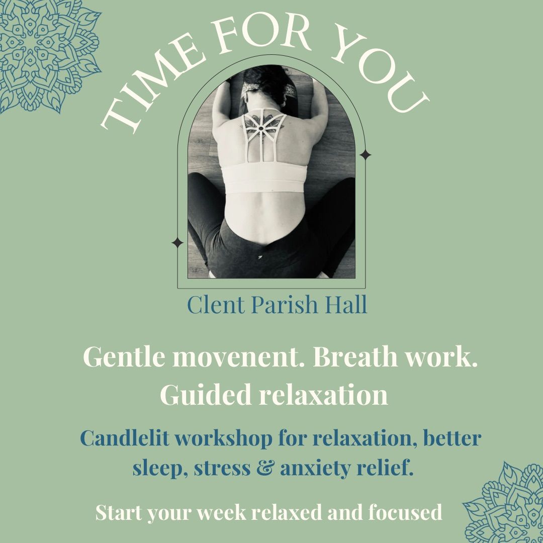 Dec Candlelit gentle movement breath work & guided relaxation workshop