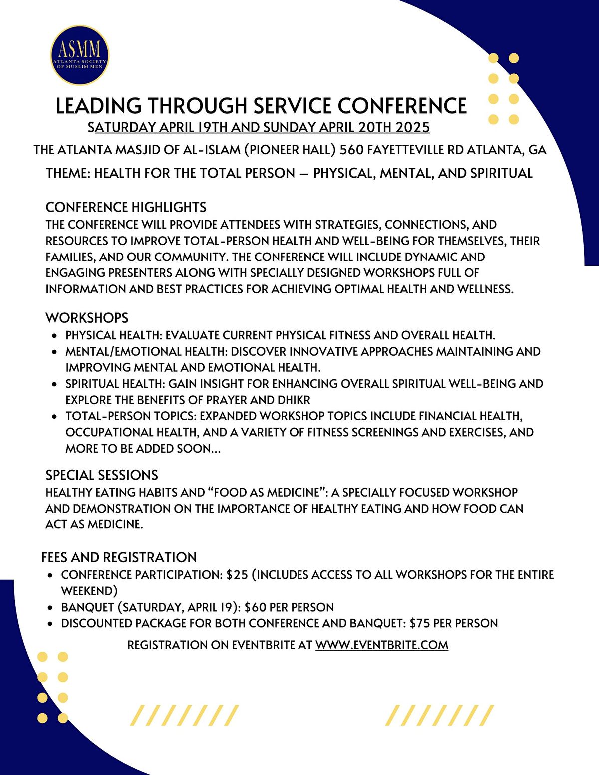 ASMM Leading Through Service Conference