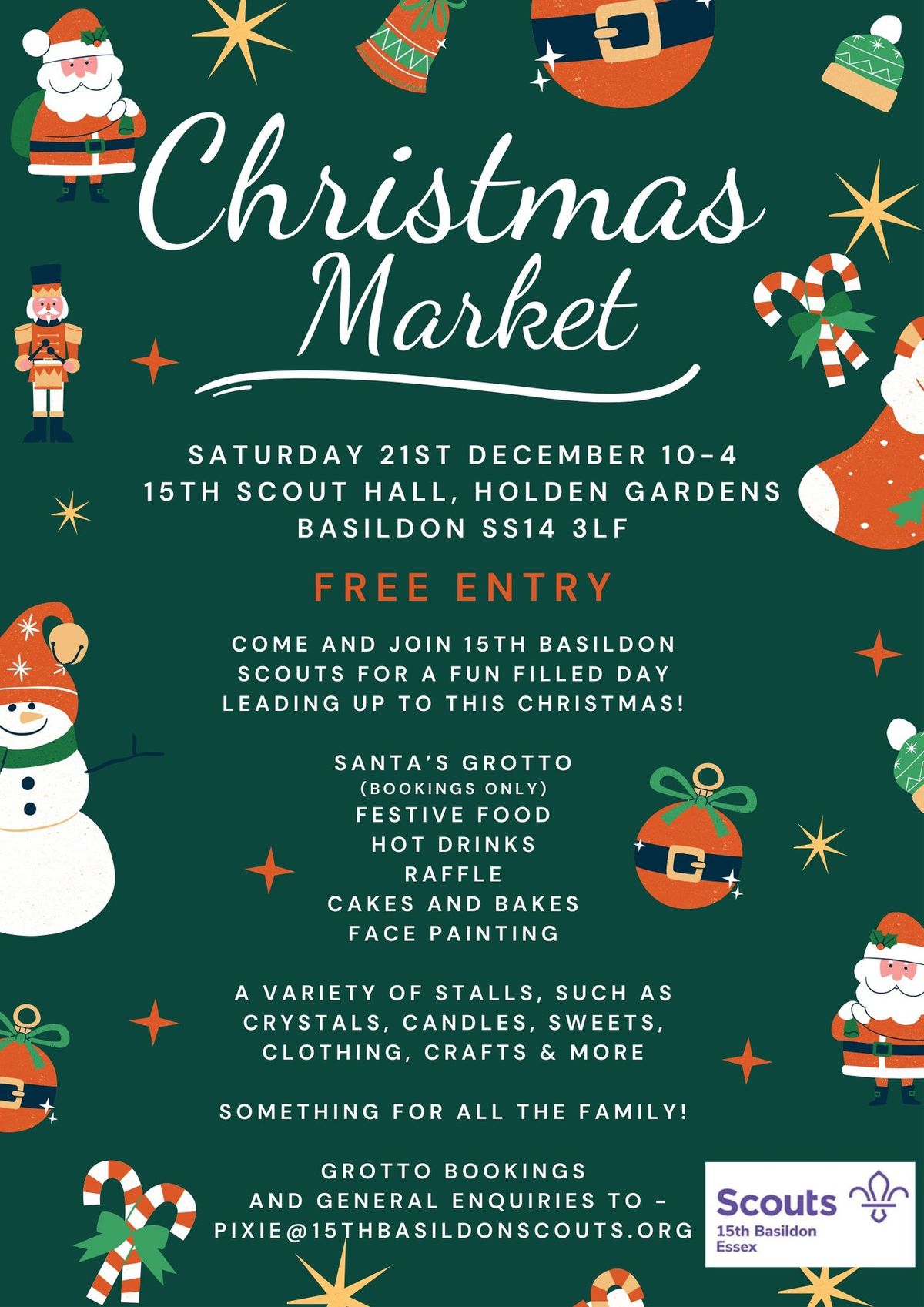 15TH BASILDON SCOUTS CHRISTMAS MARKET 