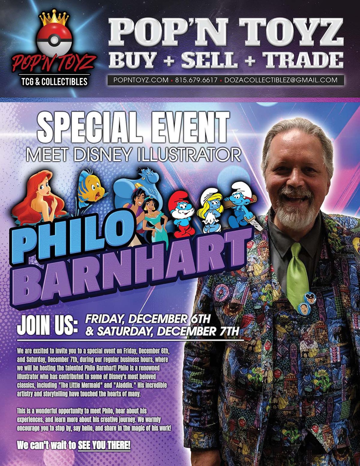 Special Guest appearance Philo Barnhart