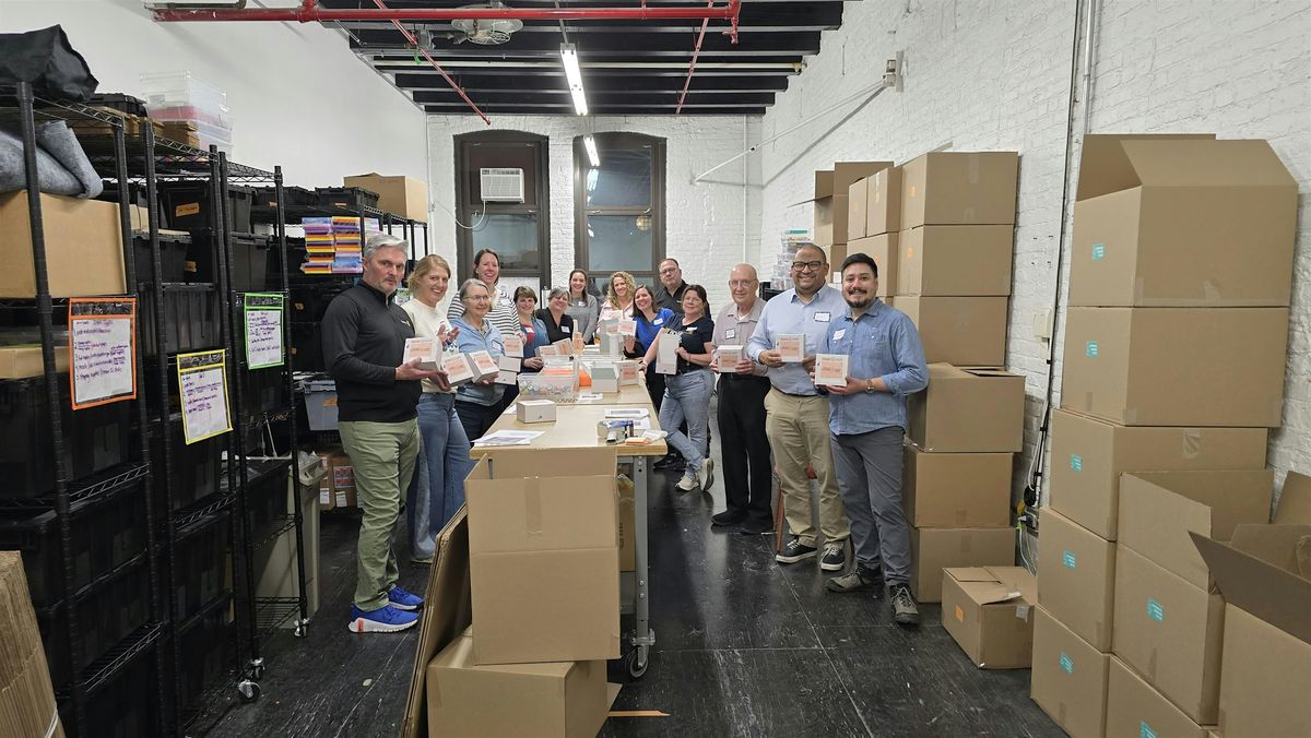 Cosmo Rotary Volunteering: Packing Student Kits for SparkShop