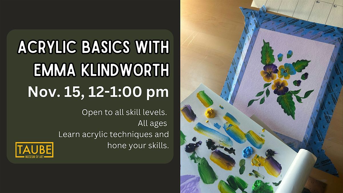 Acrylic Basics with Emma Klindworth