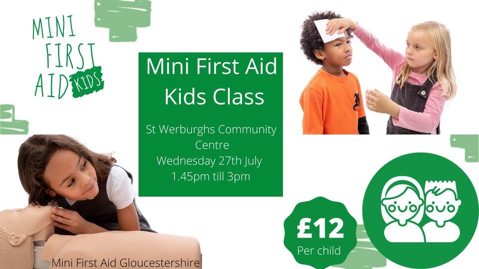 Mini First Aid Kids Class 7-11 Years in Bristol