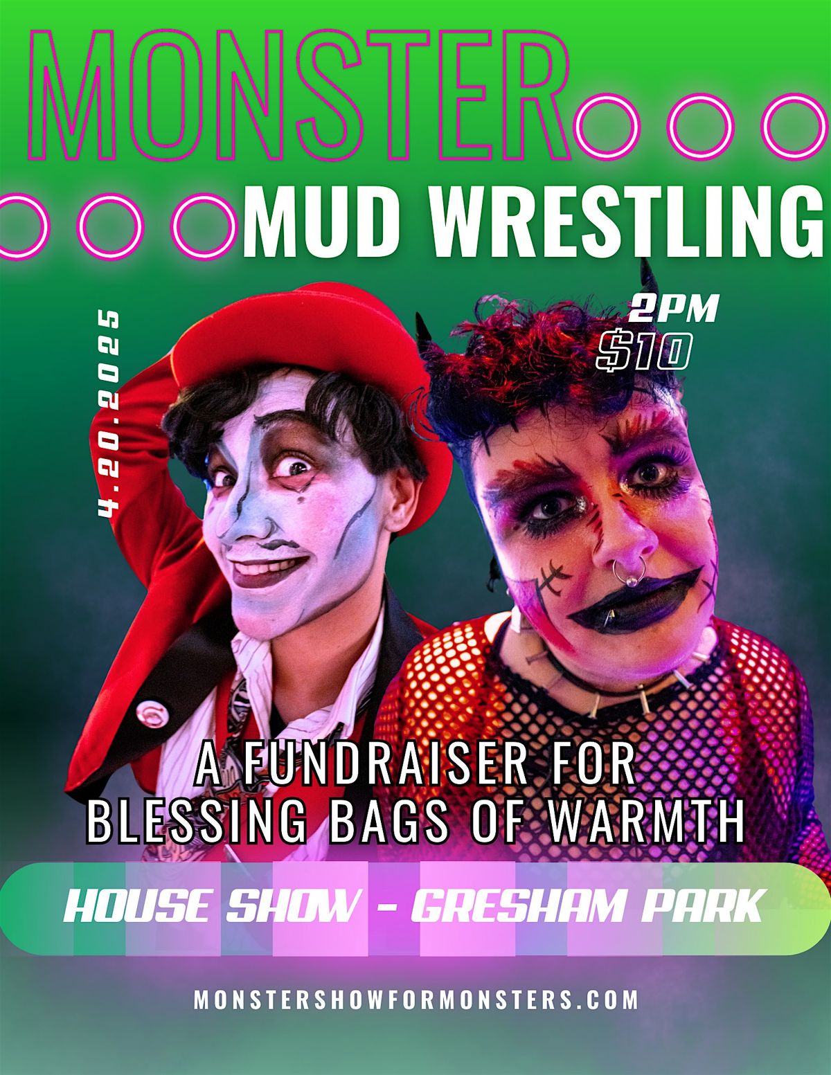 Monster Mud Wrestling - Blessing Bags Fundraiser