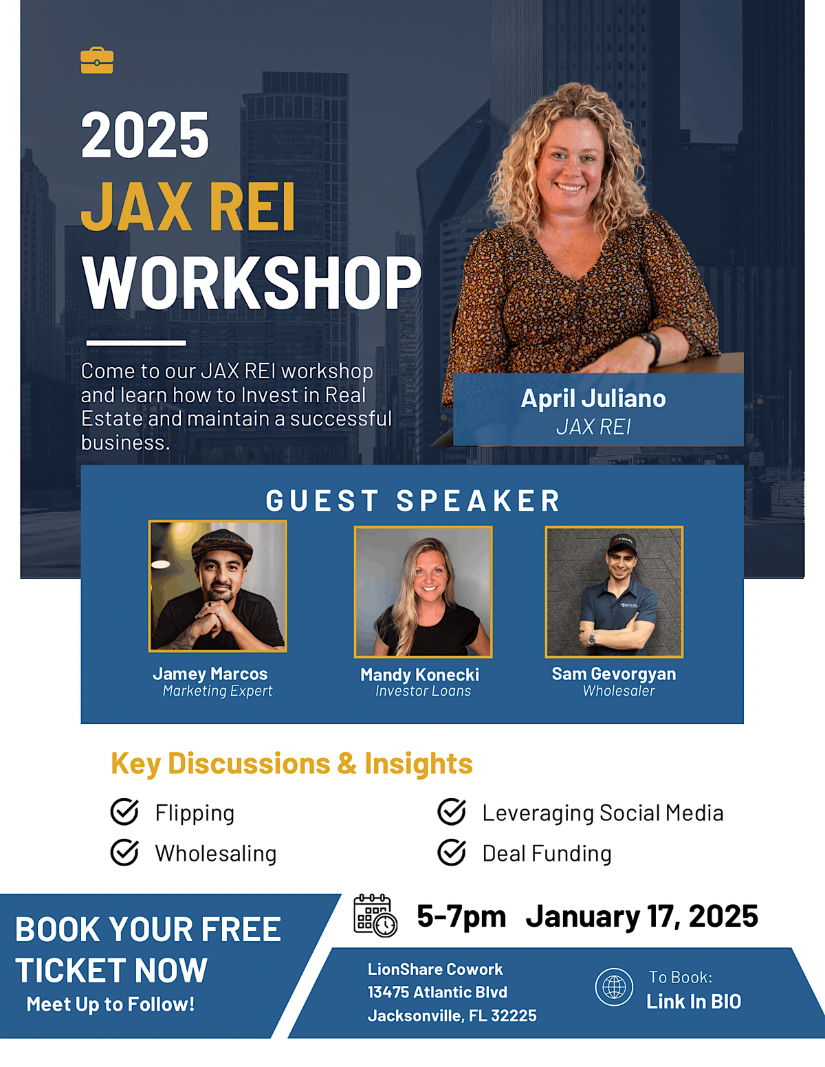 JAX REI Workshop