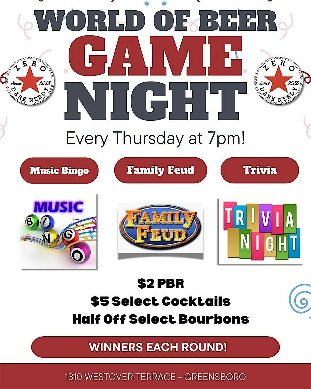 Game Night at World of Beer Greensboro