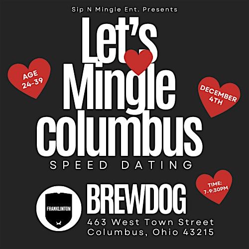 LET'S MINGLE COLUMBUS SPEED DATING