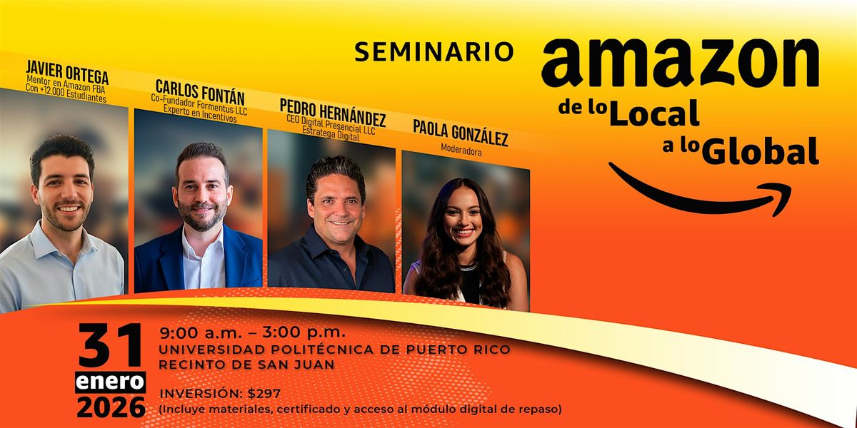 Seminario Amazon: De lo Local a lo Global en San Juan  2026
