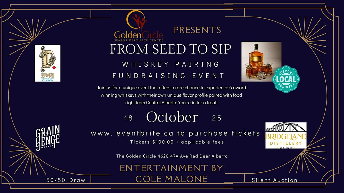 From Seed to Sip - Whisky Fundraising event