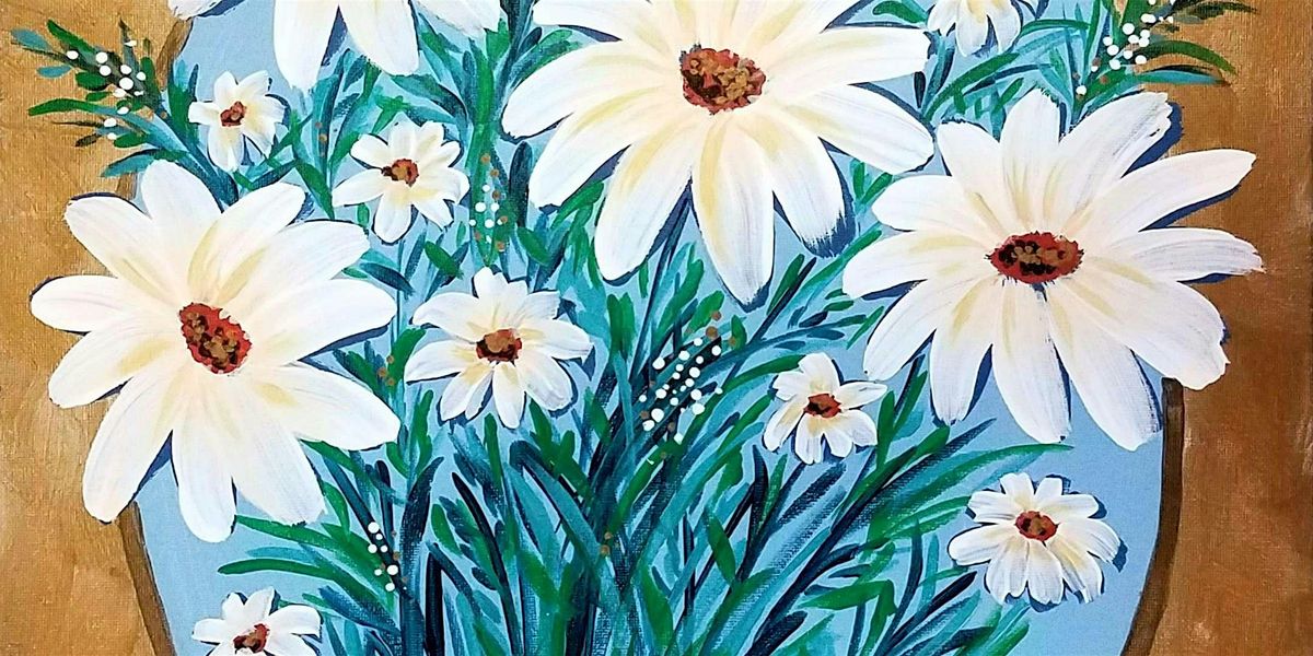 Daisy Delight - Paint and Sip by Classpop!\u2122