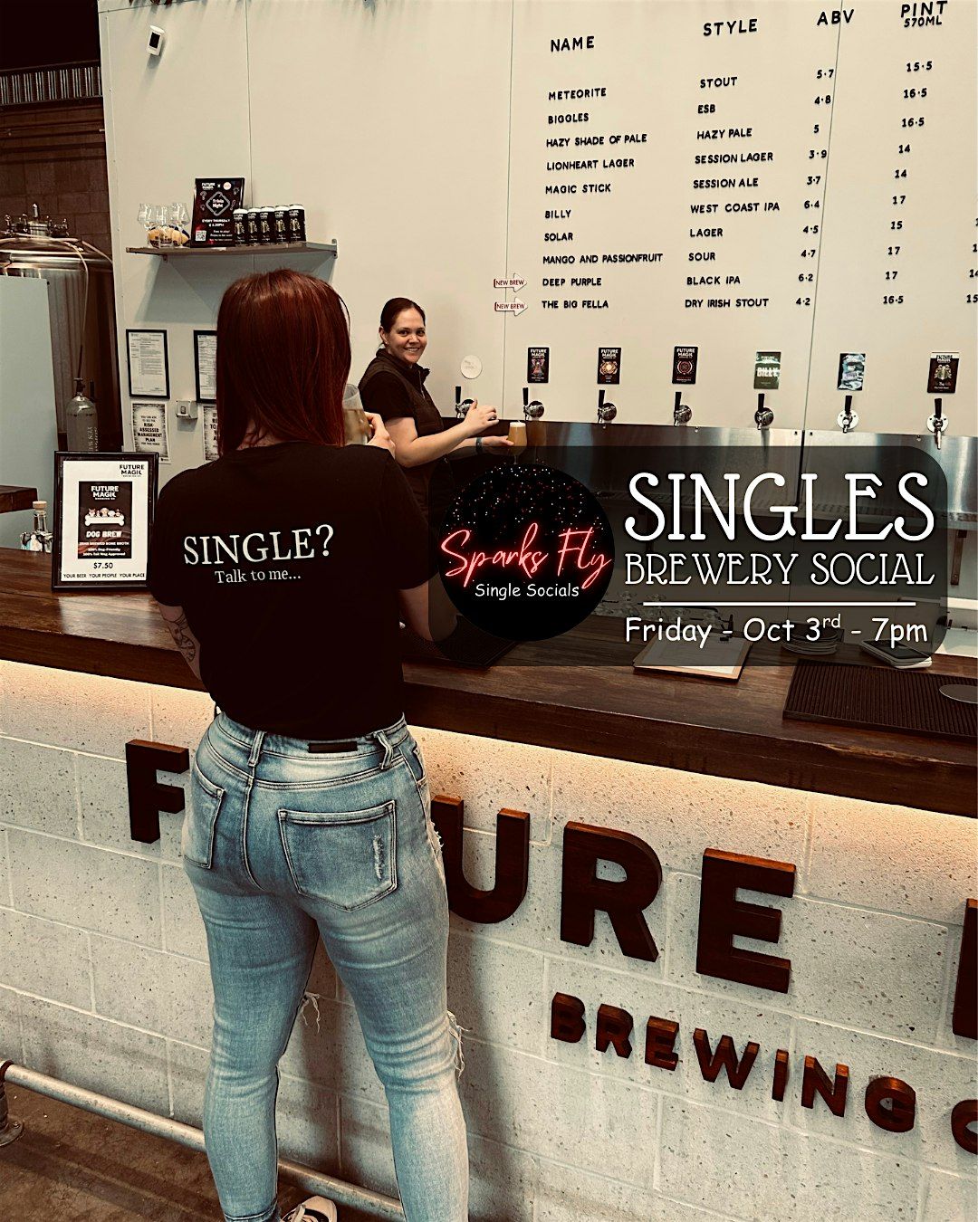 Sparks Fly Brisbane Brewery Singles Social