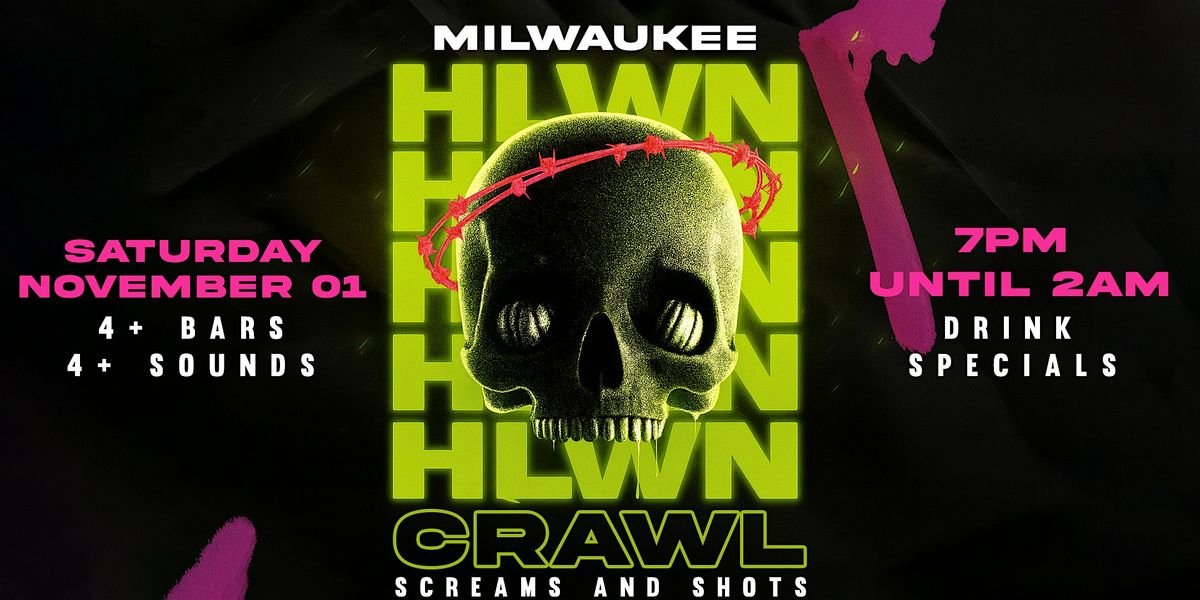 Screams & Shots Halloween Bar Crawl 2025 | Milwaukee