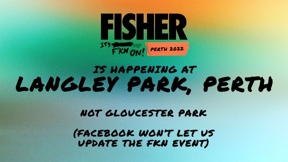 Fisher Bigger Than A Beach Party - Gloucester Park, Perth | Sets On The Beach