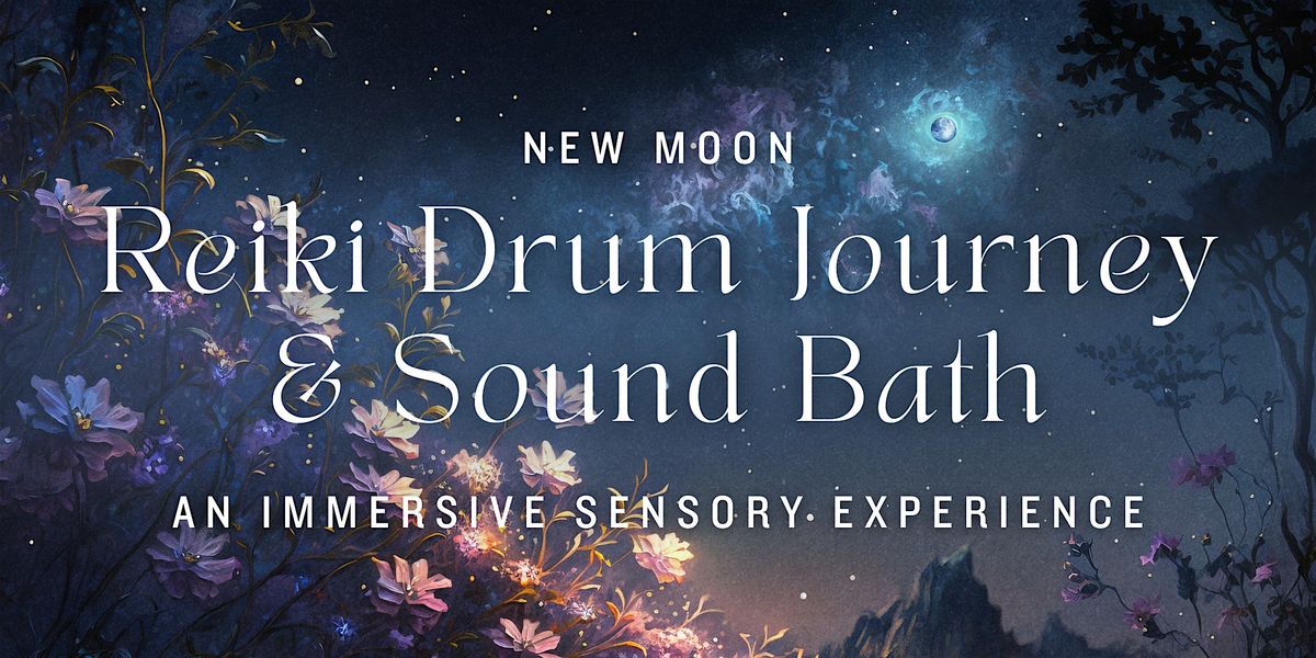 Reiki Drum Journey and Sound Bath\u2122 December New Moon