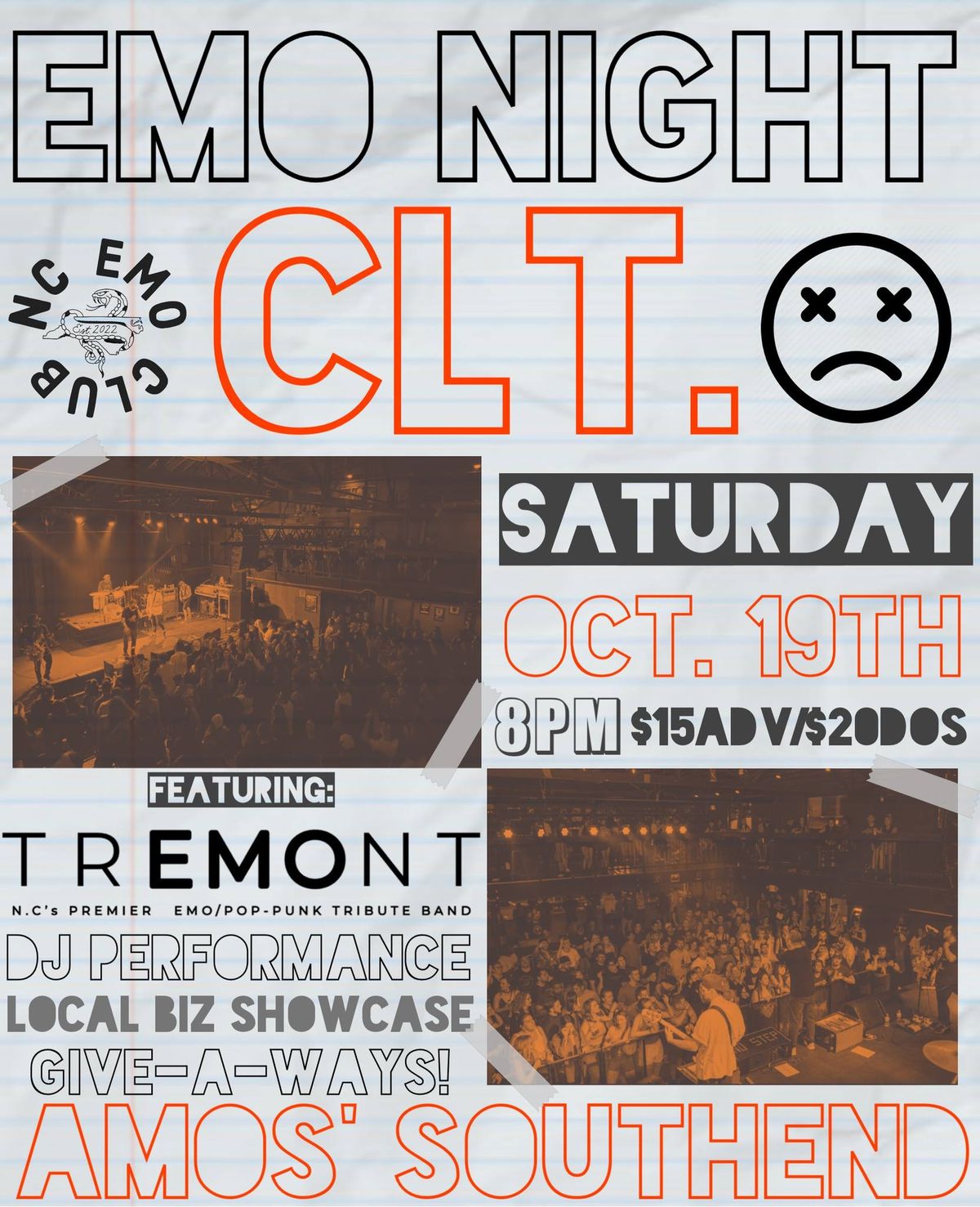 Emo Night CLT - trEMOnt - N.C. premier Emo\/Pop-Punk Tribute Band