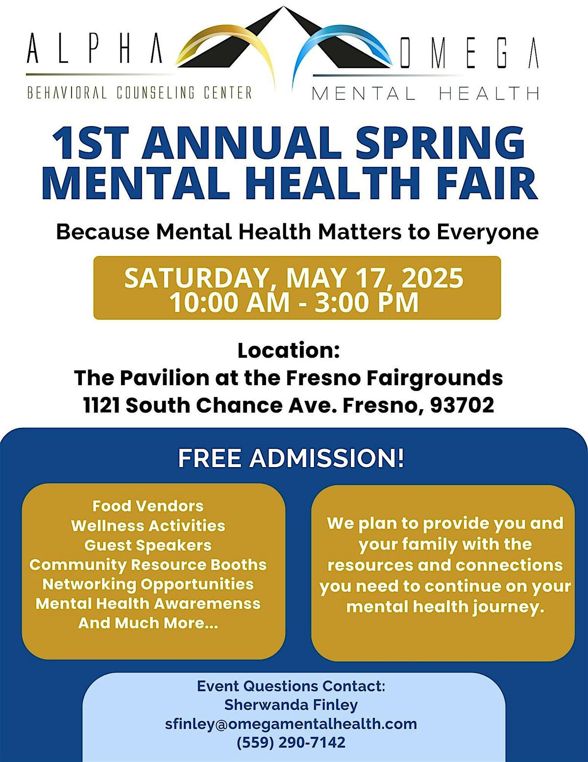 1st Annual Spring Mental Health Fair