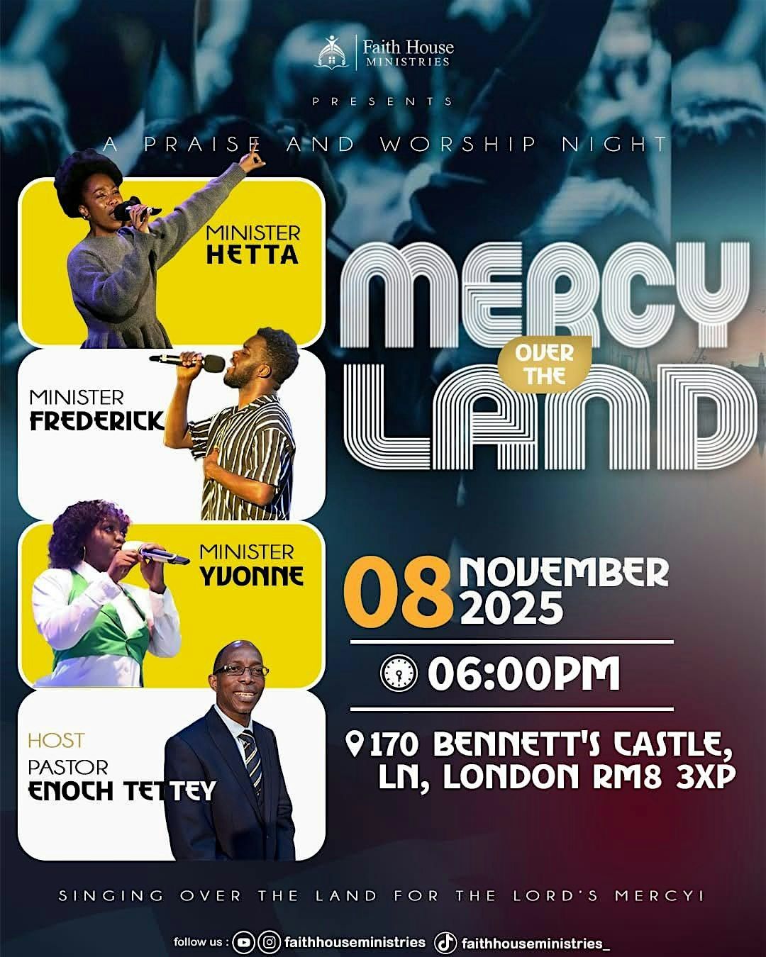 Mercy Over The Land - A Praise & Worship Night