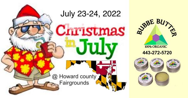 Christmas in July at the Howard County Fairgrounds, Howard County Fair, West Friendship, 23 July