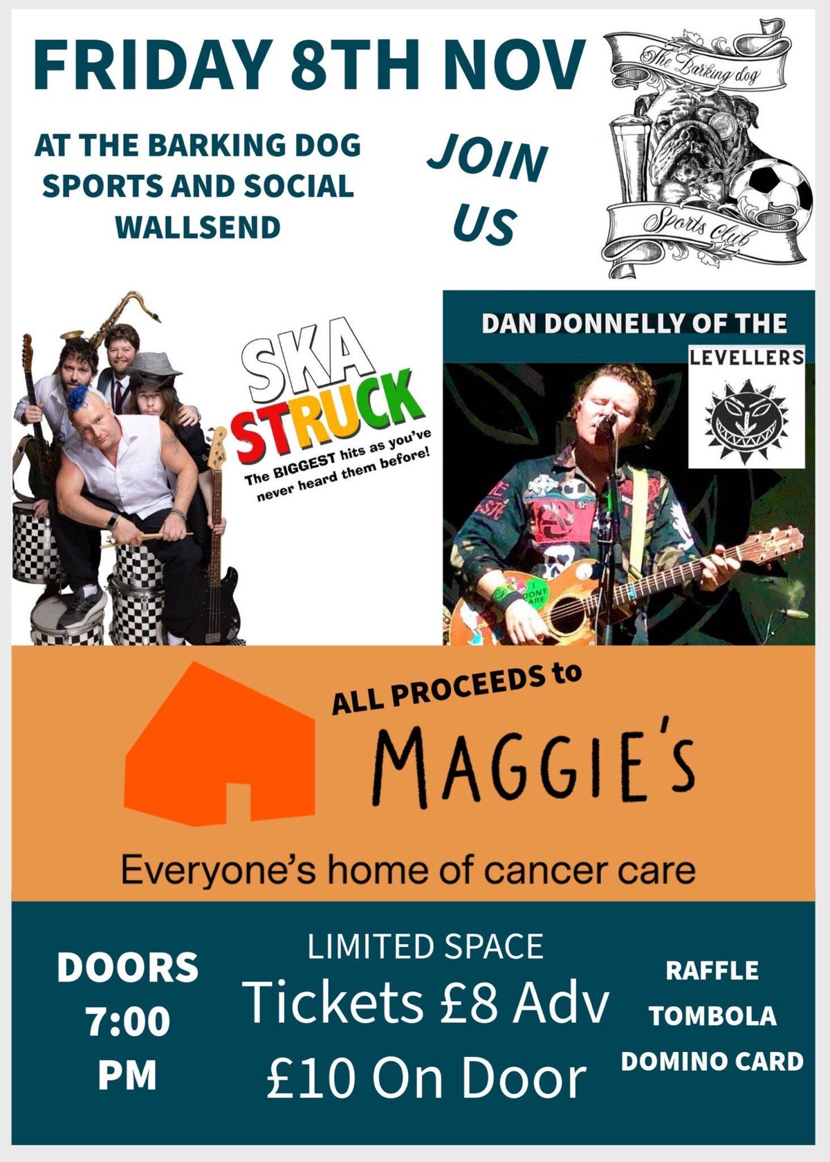 Ska Struck and Dan Donnelly Fundraiser for Maggies Cancer Care