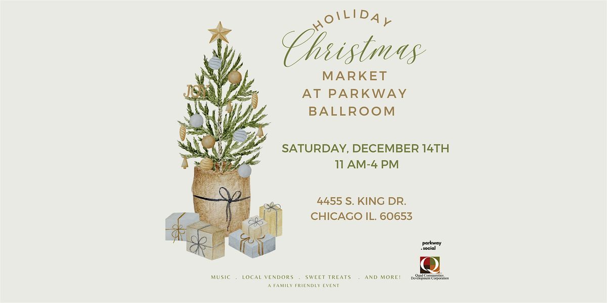 Holiday Vendor Market at Parkway Ballroom