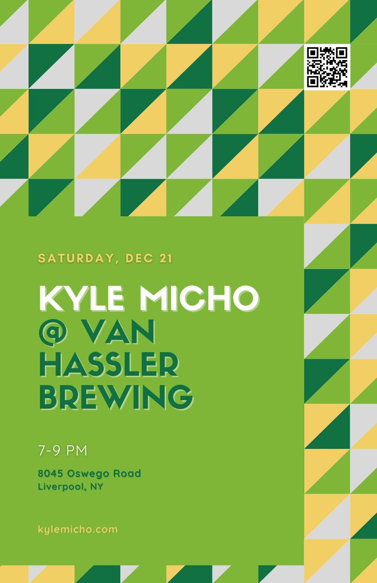 Kyle Micho @ Van Hassler Brewing