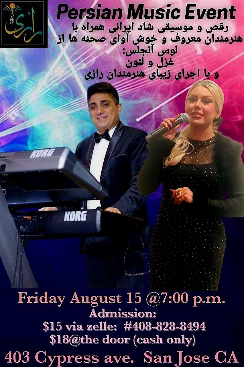 Persian Music Concert in San Jose August 15