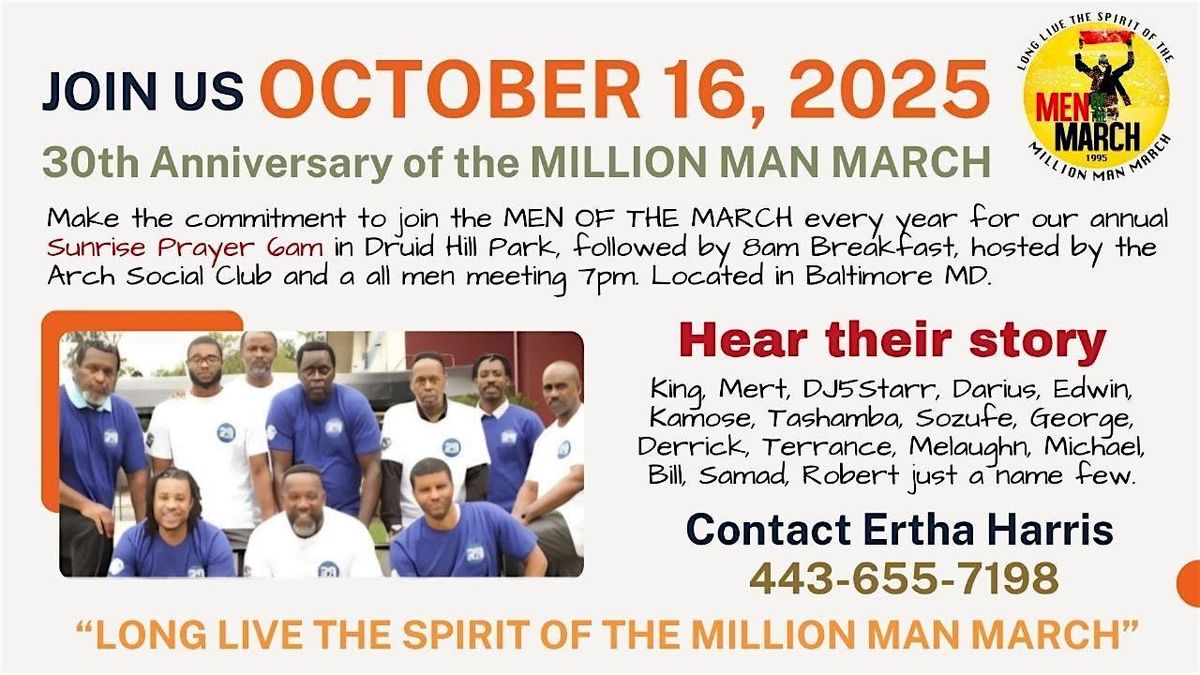 30th Anniversary of the 1995 Million Man March