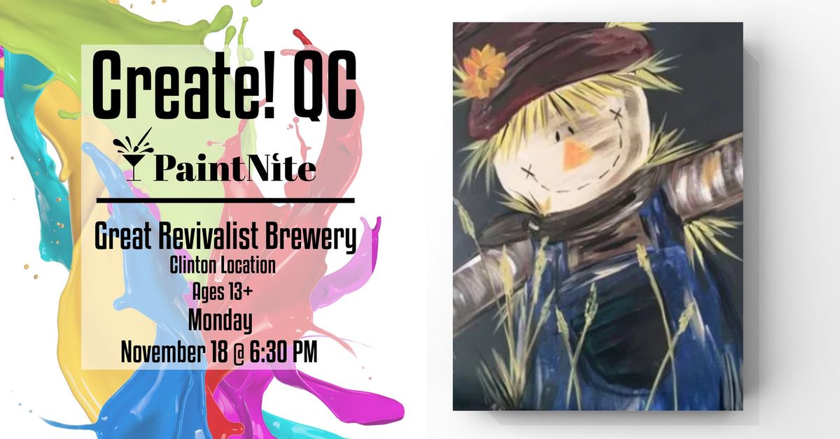 Paint Nite at Great Revivalist Brewery: Harvest Scarecrow