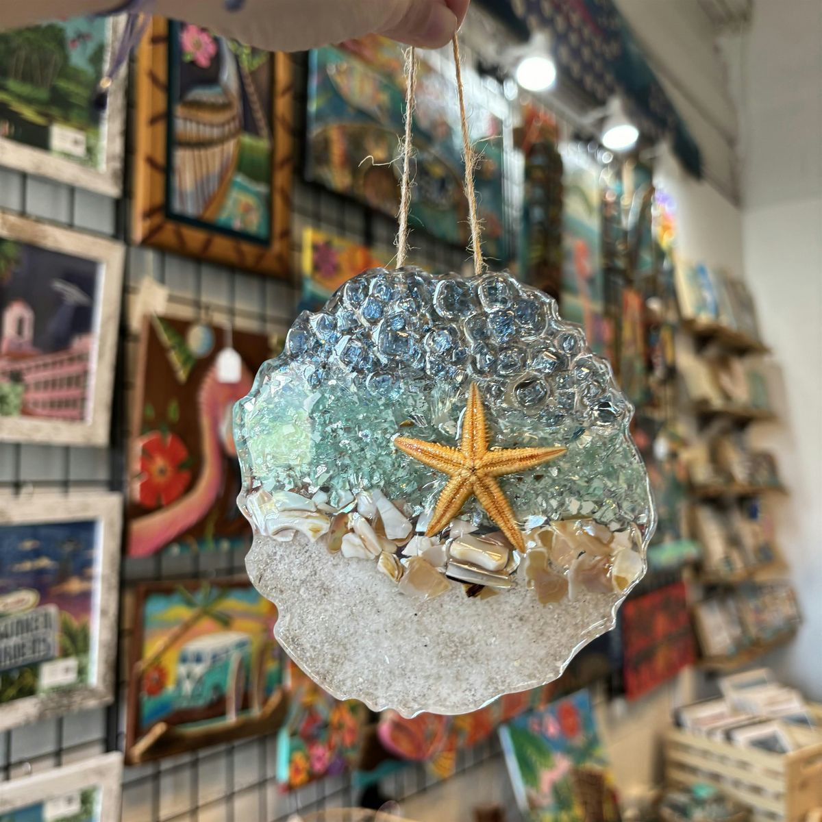 Resin Holiday Ornament Sun Catchers - St. Pete Beach