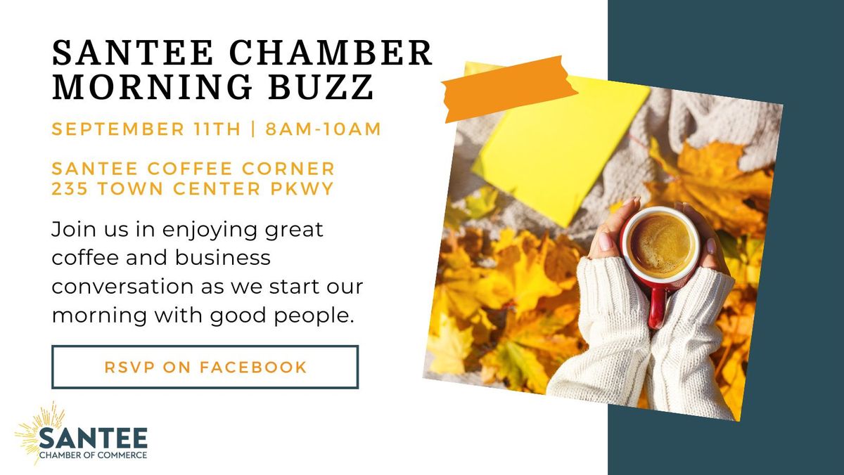 Santee Chamber September Morning Buzz