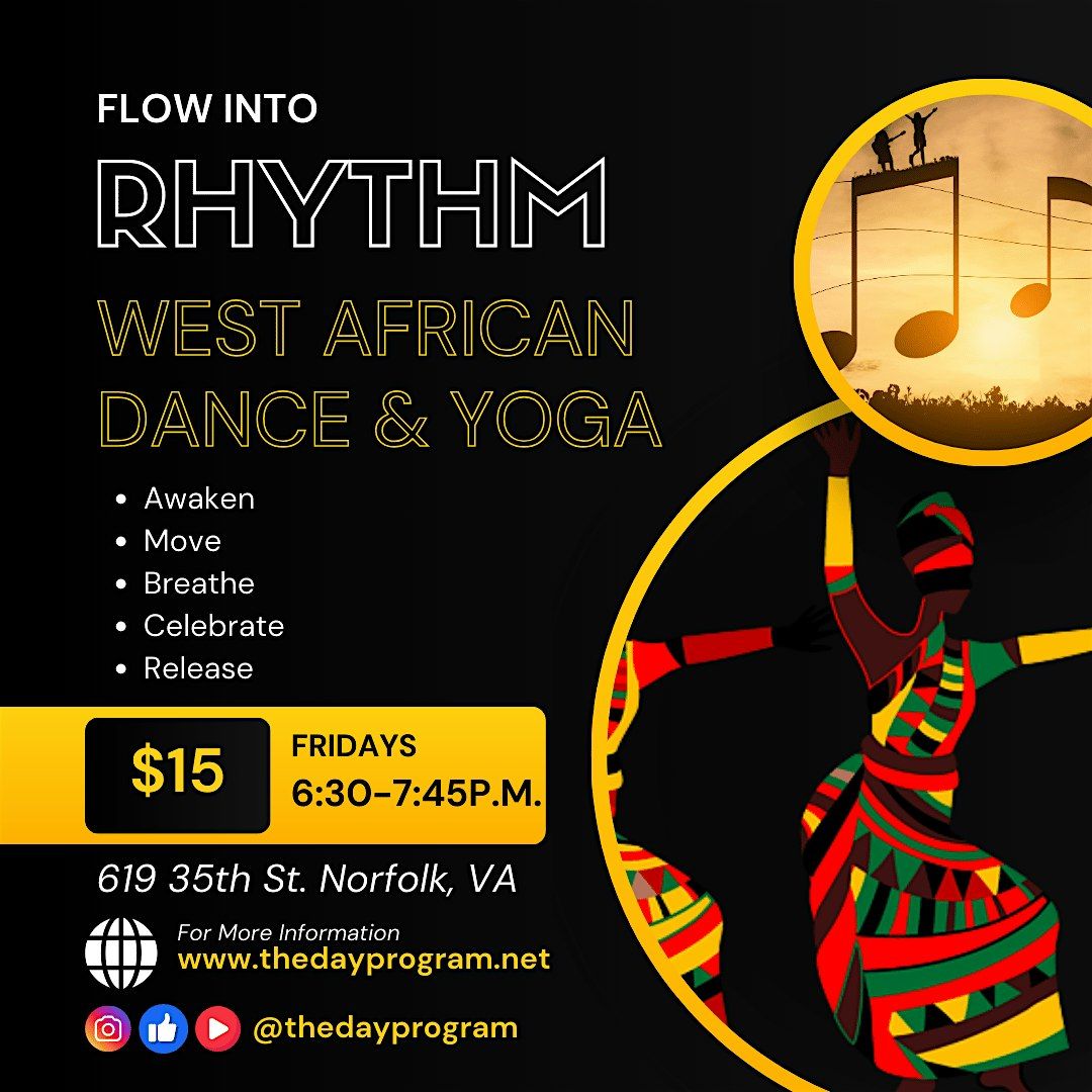 Flow into Rhythm: West African Dance and Yoga
