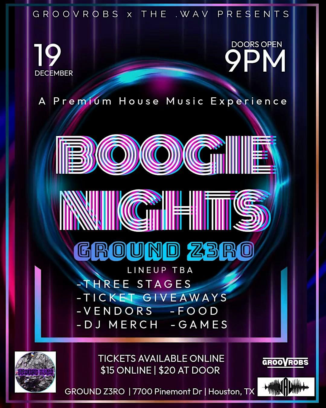BOOGIE NIGHTS @ GROUND Z3RO