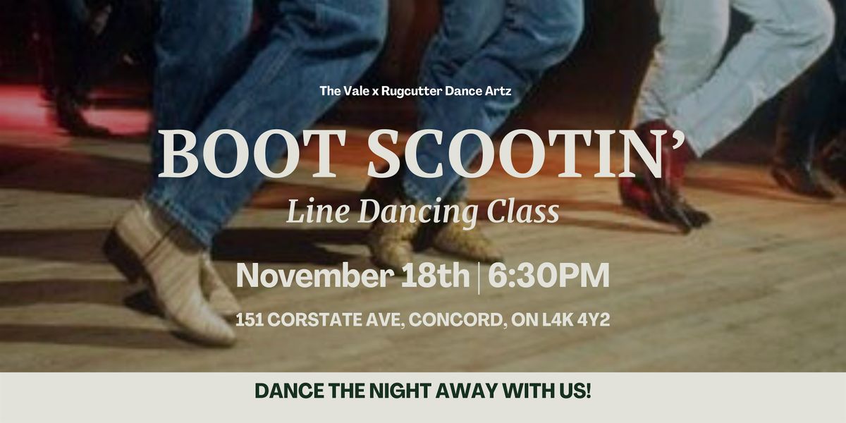 Boot Scootin' Line Dancing Event