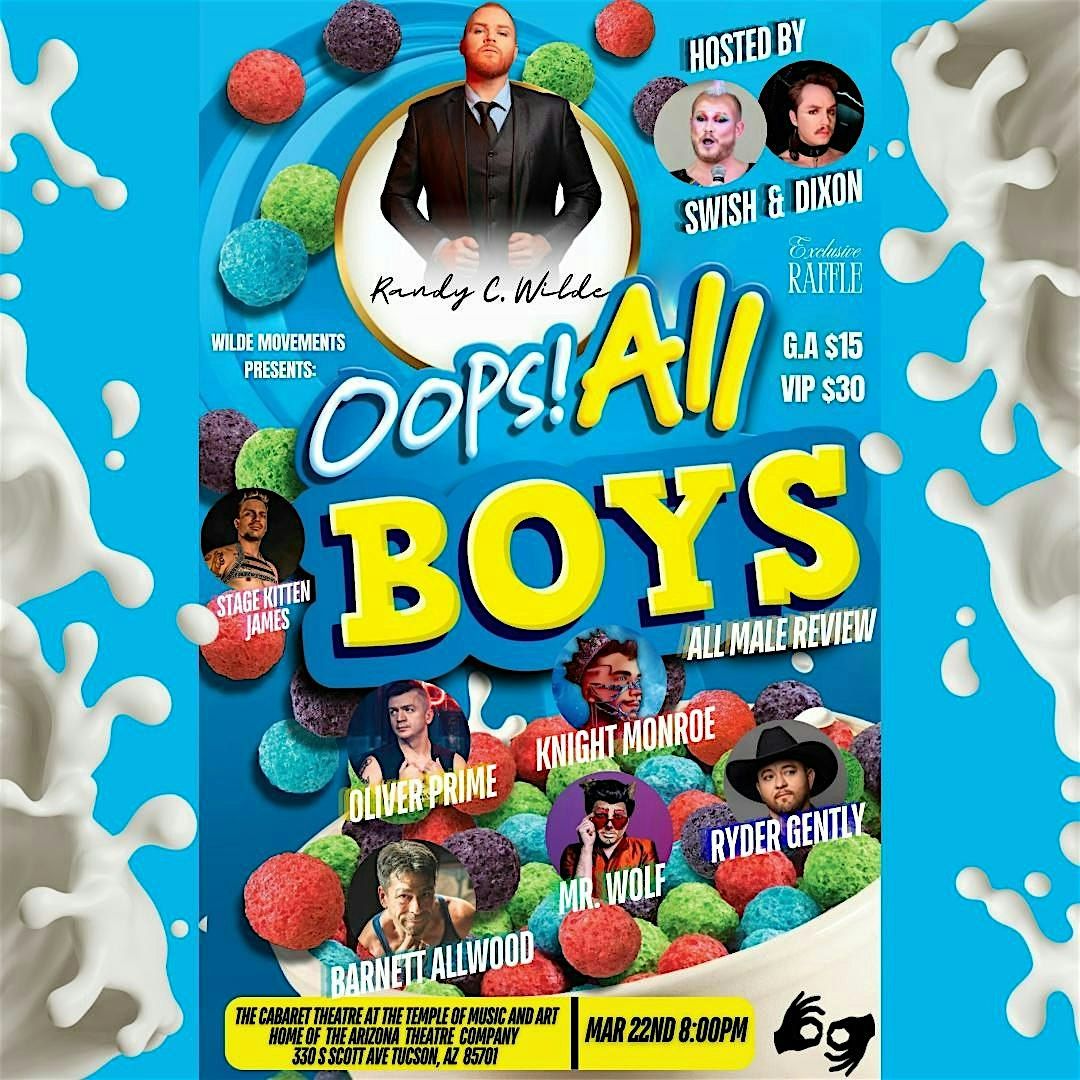 Randy Wilde\u2019s Oops All Boys - All Male Review