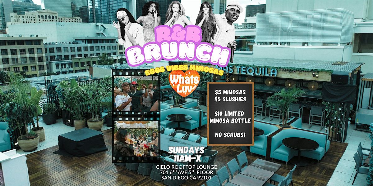 RNB Rooftop Brunch $5 mimosas & slushies