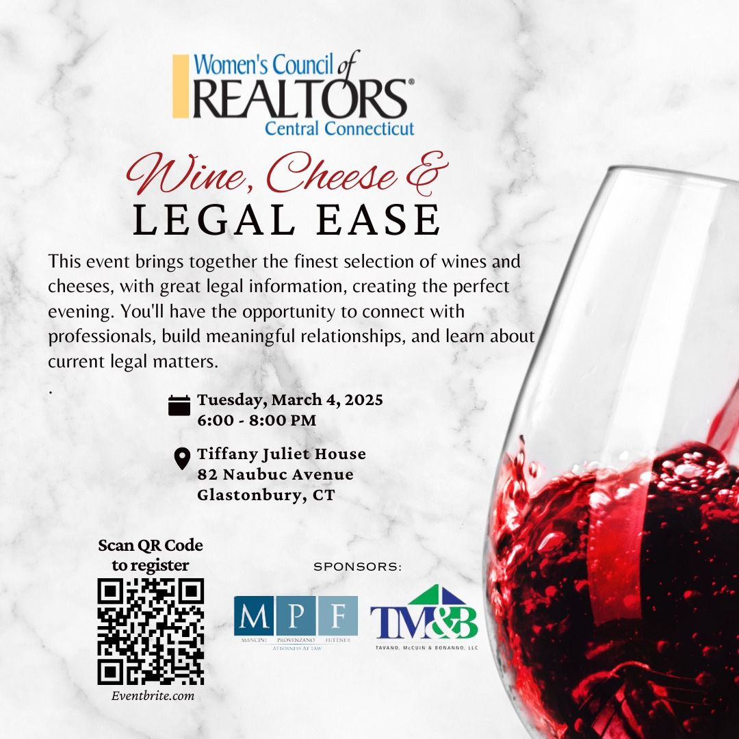 Wine, Cheese & Legal Ease 2025