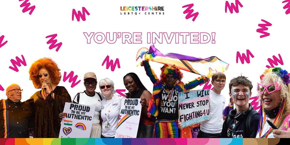 Celebrate the year with Leicestershire LGBTQ+ Centre!