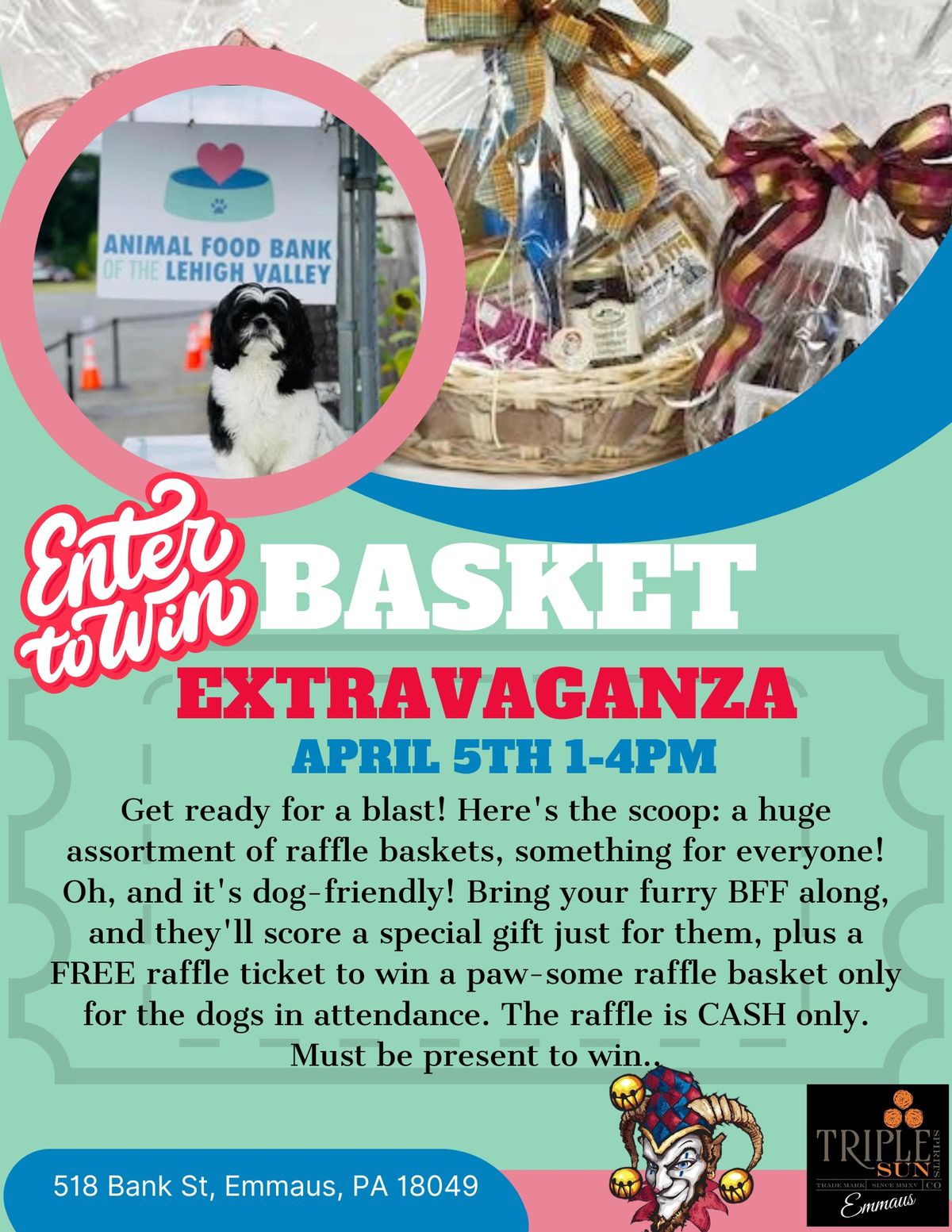 Basket Extravaganza benefiting the Animal Food Bank 