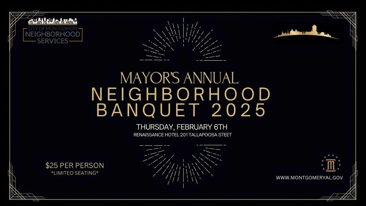 Mayor's Annual Neighborhood Banquet 2025