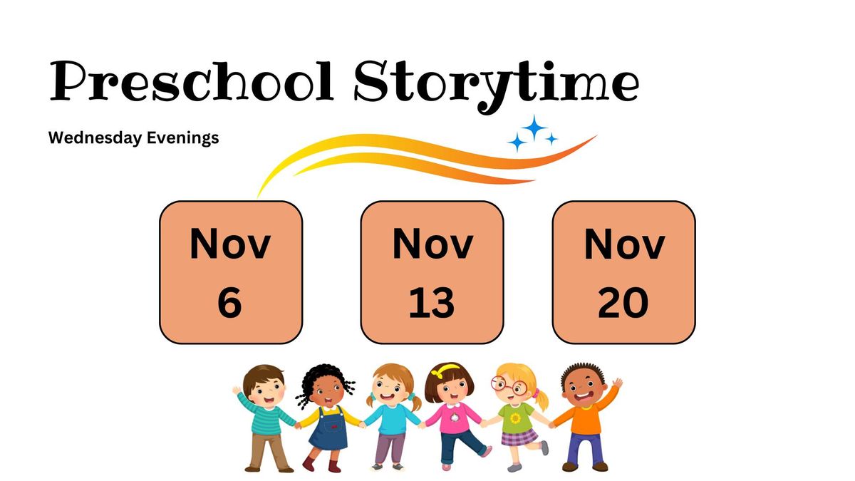 Preschool Storytime