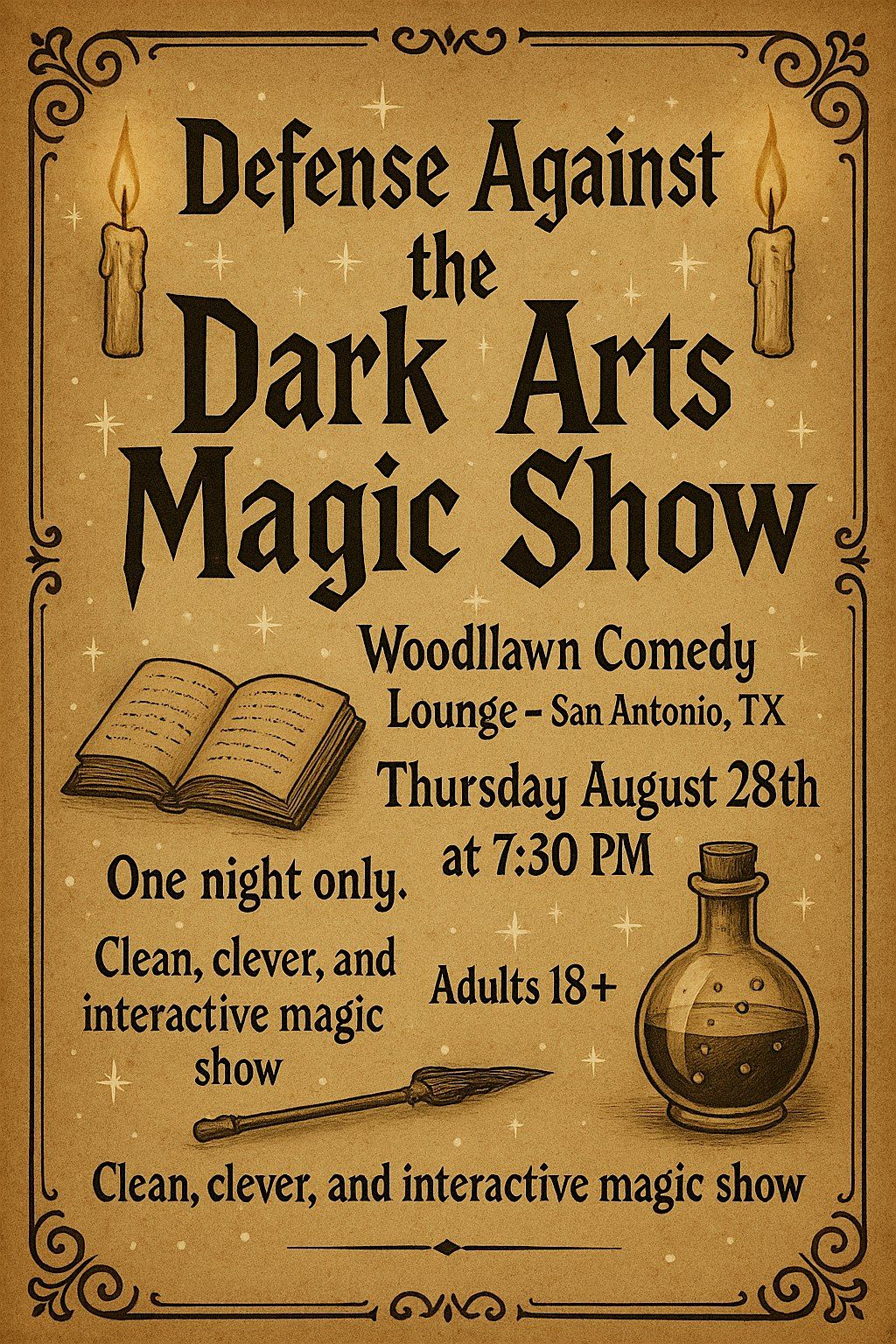 Defense Against the Dark Arts Magic Show