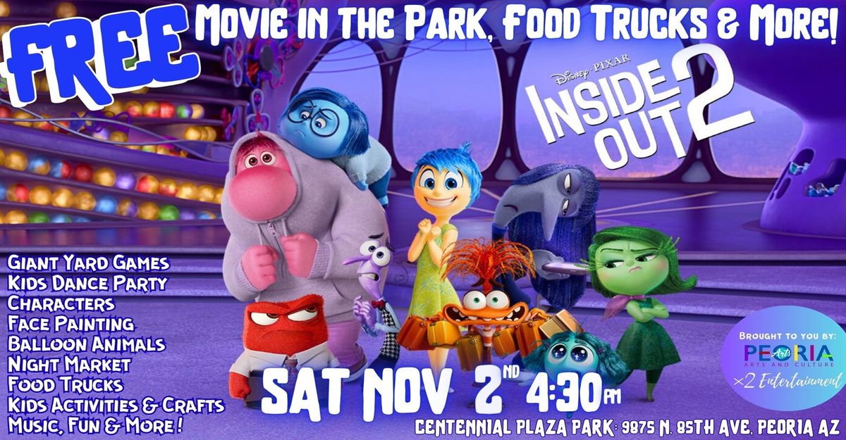 ?FREE Peoria Outdoor Movie, Food Trucks & More! Sat Nov 2nd