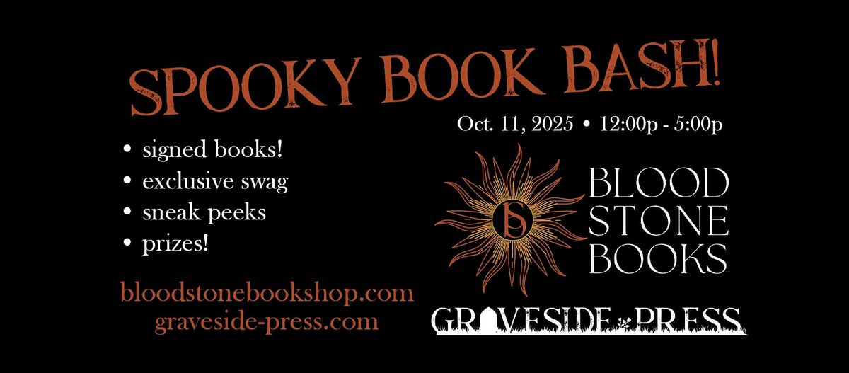 Horror Book Bash Market with Graveside Press