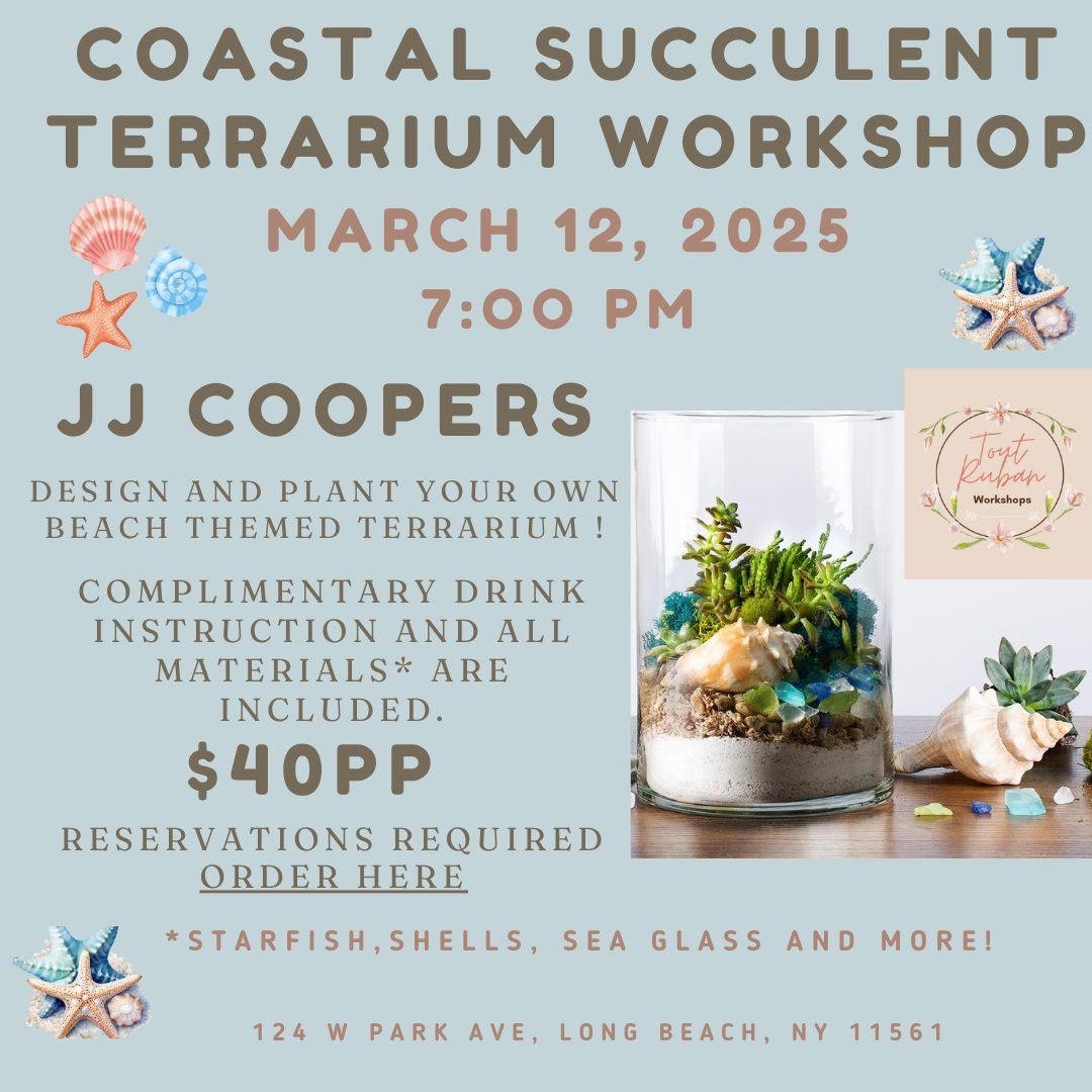 Beach Terrarium Workshop at JJ Coopers