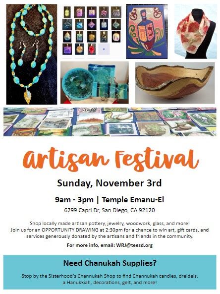 Temple Emanu-El Artisan Festival