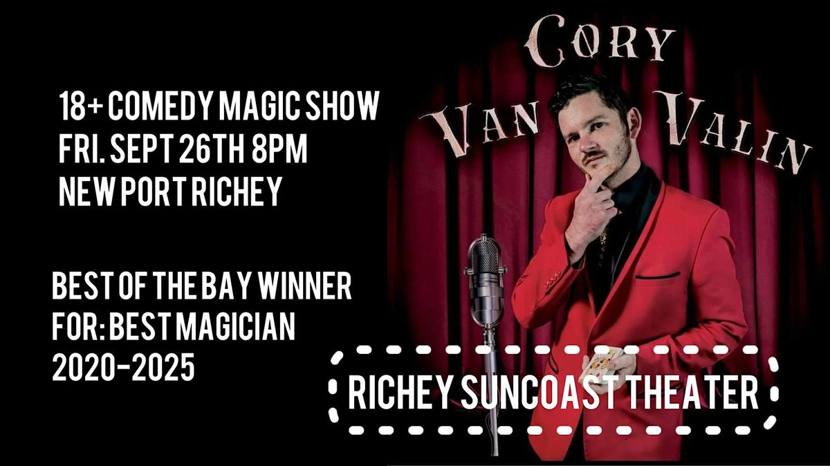 (4x BEST OF THE BAY WINNER) 18+ Comedy Magic Show New Port Richey