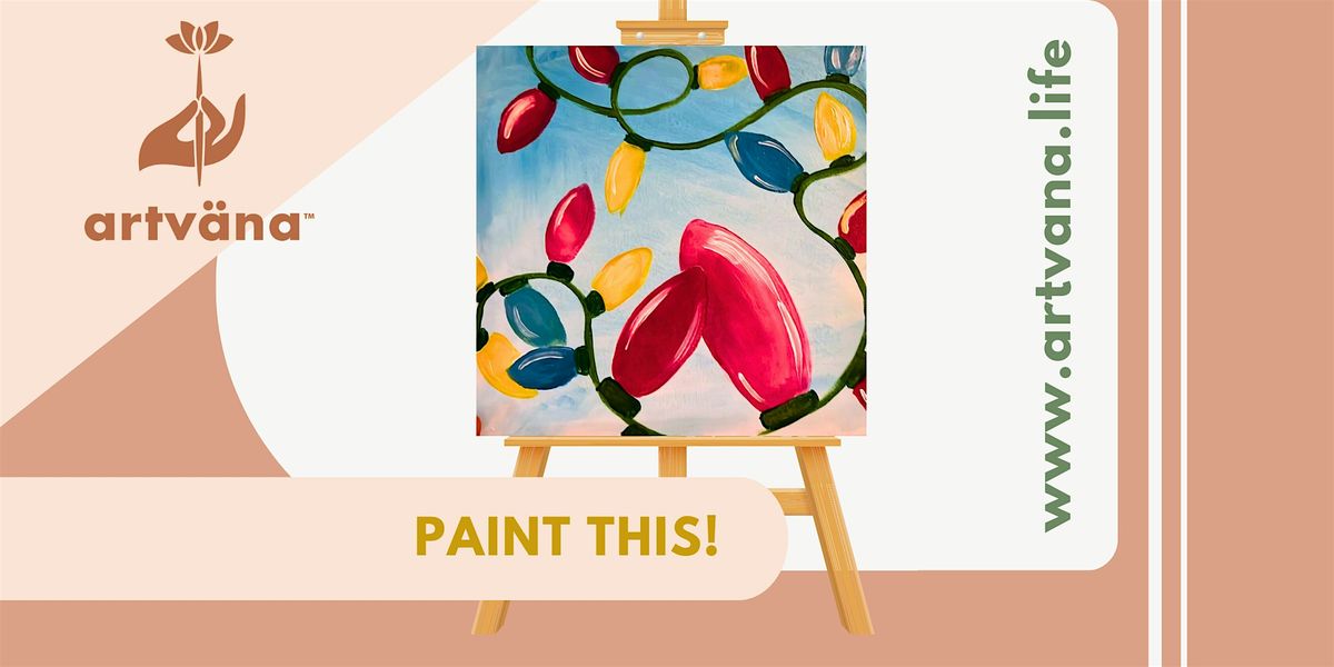 Artvana Paint & Sip Class at Bremerton Sports Center December 2025