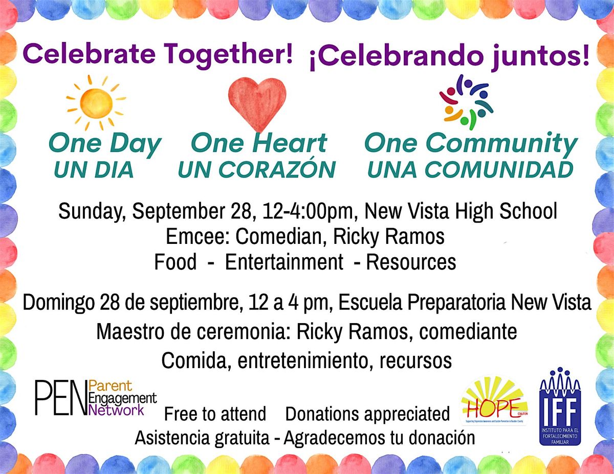 Celebrate Together! \u00a1Celebrando Juntos!