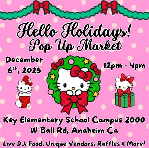 Happy Holidays Pop Up Market